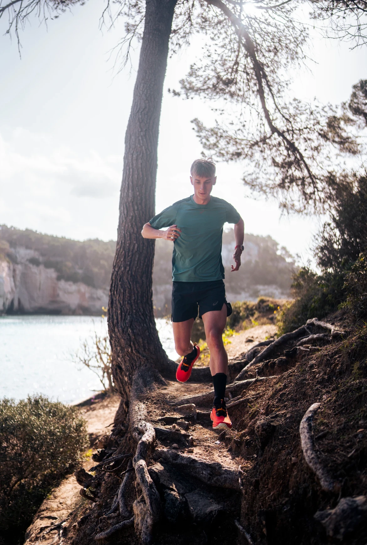 Johannes beim Trailrunning